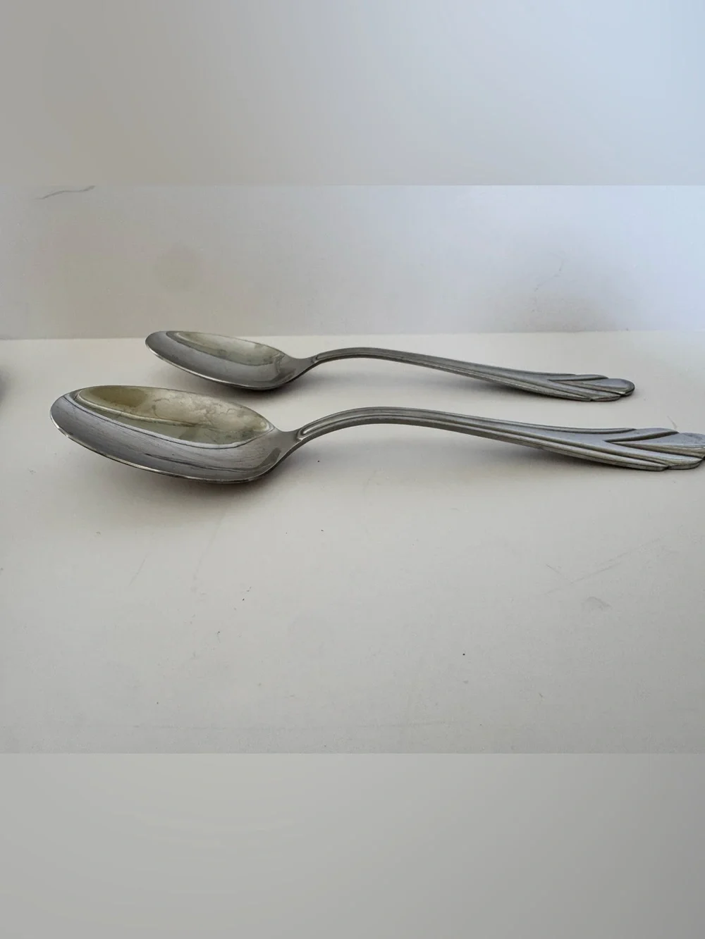 Hampton Silversmiths Bistro Mirror Spoons Set of 2 Stainless Flatware